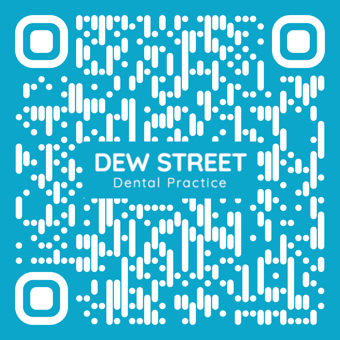 Scan to sign up to a Dew Street Dental practice plan